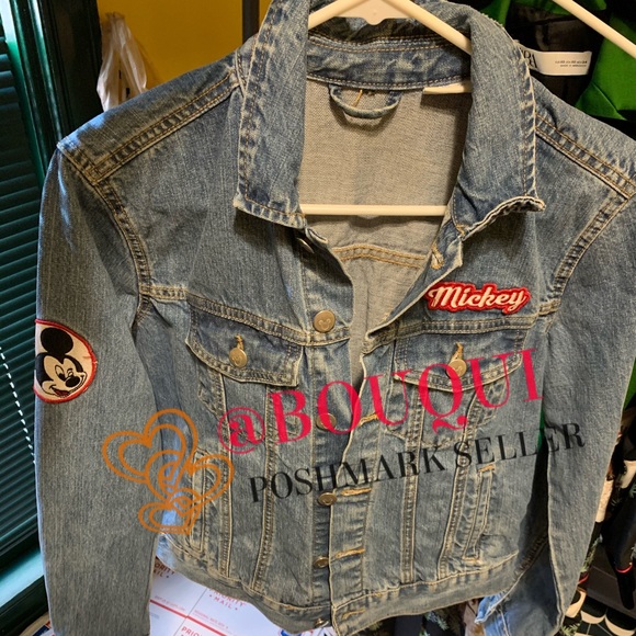 BLOGGERS FAV ZARA MICKEY MOUSE DENIM JACKET - Picture 3 of 9